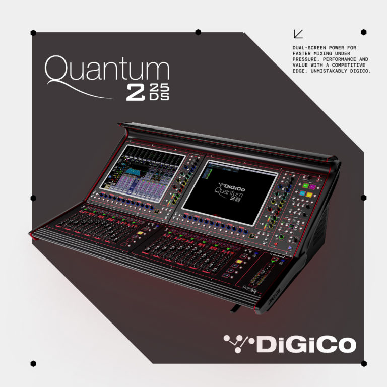 A DiGiCo Quantum225 DS dupla kijelzővel emeli új szintre az élő keverést - CHROMASOUND.hu