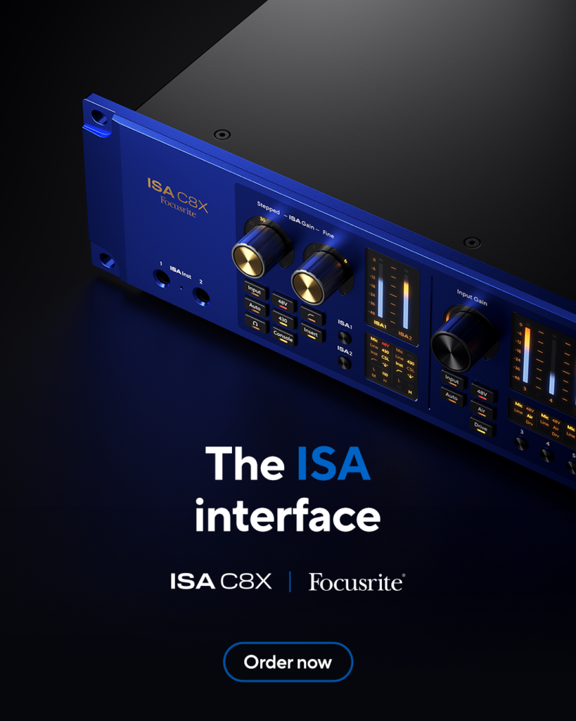 Legendás hangzás modern köntösben: Bemutatkozik a Focusrite ISA C8X, az első ISA audio interfész - CHROMASOUND.hu
